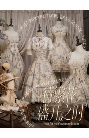 Aurora Borealis Wait For The Flowers To Bloom JSKs and OP(Reservation/3 Colours/Full Payment Without Shipping)